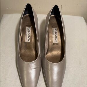 Nordstrom Savoy Women's Silver pumps.